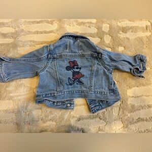 GAP Baby Light Blue Denim Jacket with Disney Patch
